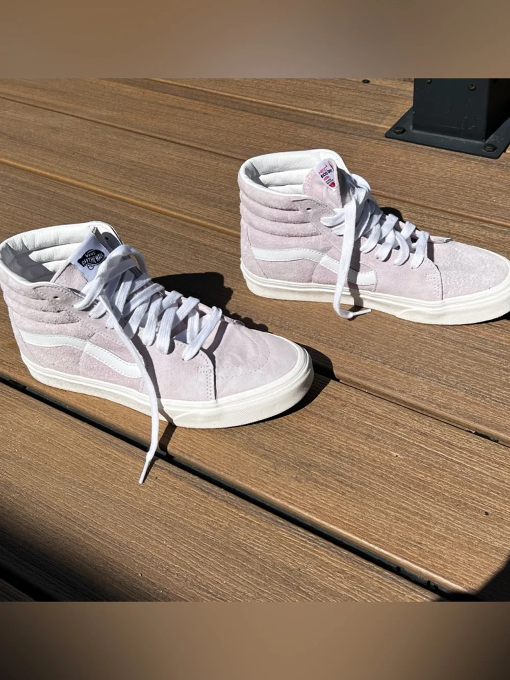 Vans Sk8-Hi Pig Suede Orchid/Ice Snow White WMNS sneakers